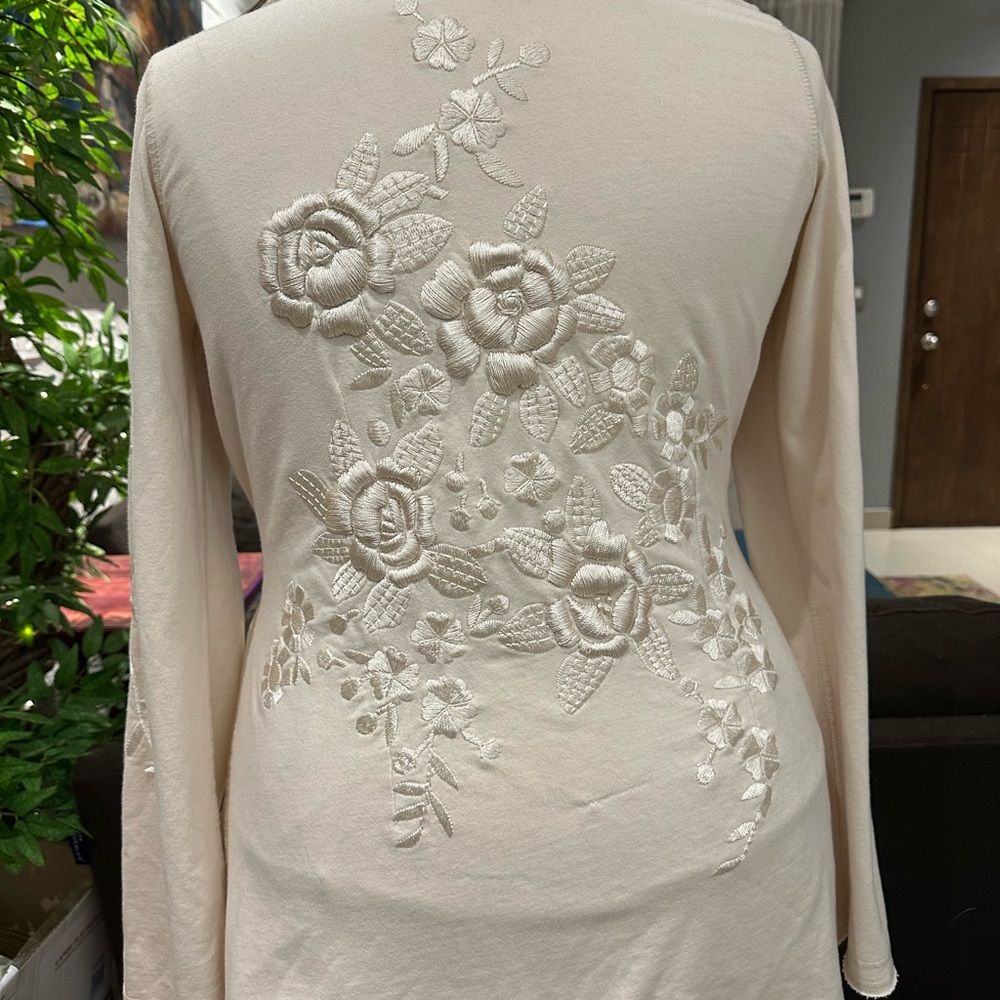 NWT Beautiful Embroidered Spring Jacket XL